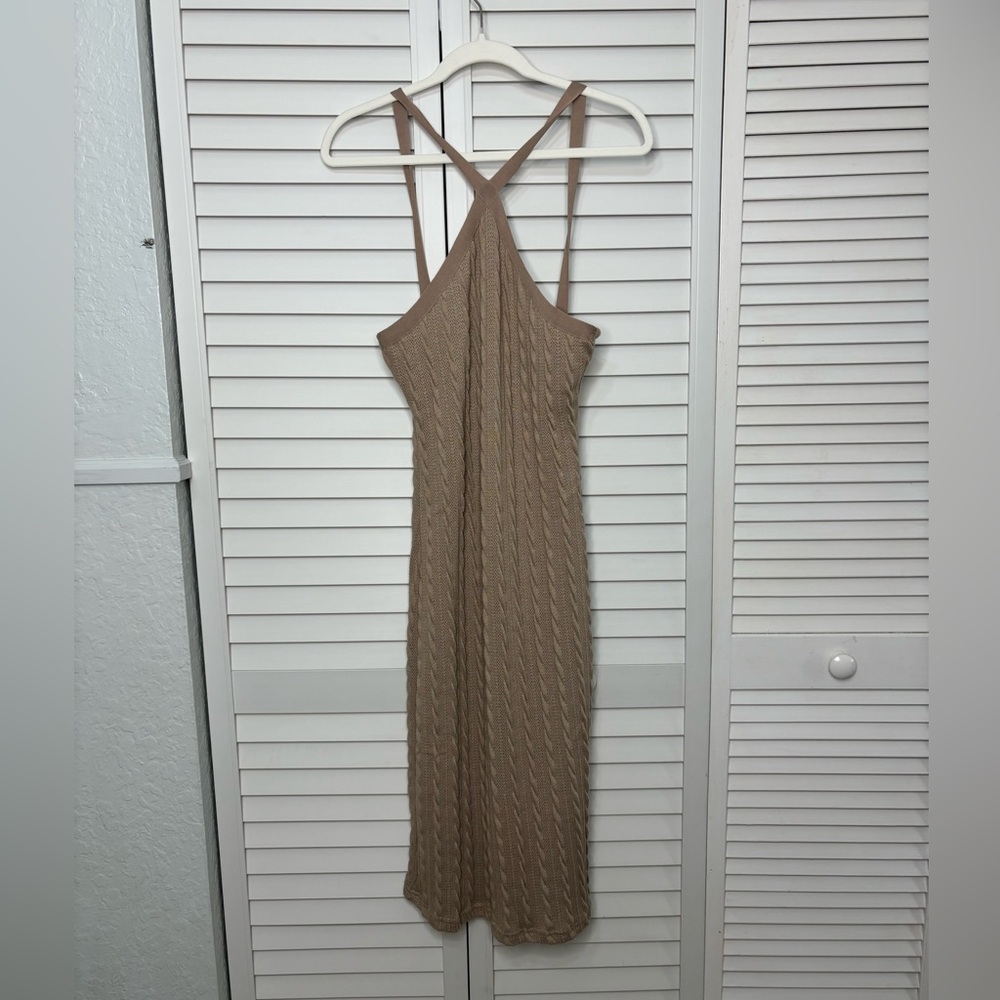 Fashion Go cream midi dress - Picture 2 of 5